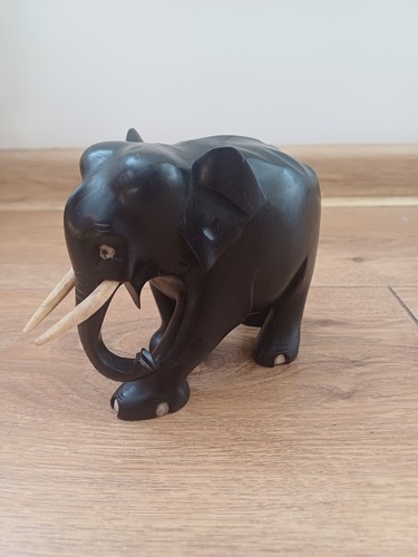 Vintage hand carved ebony - hand,