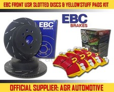 EBC FR USR DISCS YELLOW PADS 280mm VW GOLF MK2 1.8 G60 SYNCRO RALLYE 160 1989-92