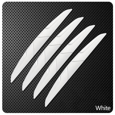 White door boot guard - white,