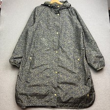 JOULES Raincoat UK 16 WAYBRIDGE Green Waterproof Leopard Animal Print Packable