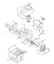GENUINE MOUNTFIELD RS100 ENGINE PARTS (2011)