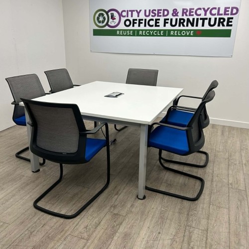 Set boardroom table - -, white