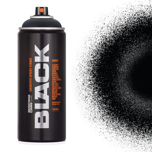 Montana black spray paint - black,