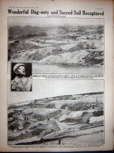 Old vintage print 1917 - print,