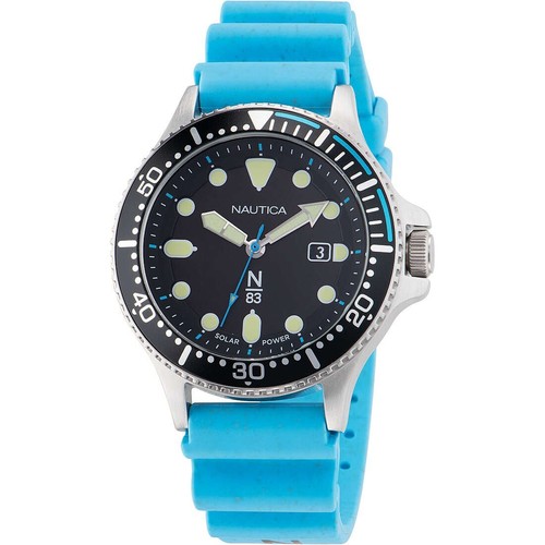 Solar mens wristwatch - wristwatch, nautica