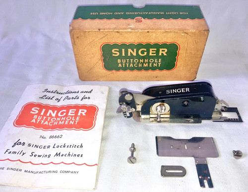 Boxed singer buttonhole foot - *boxed*,