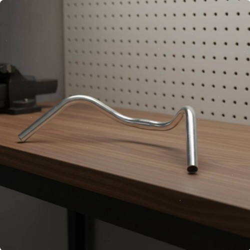 Swept back handlebar aluminum - swept,