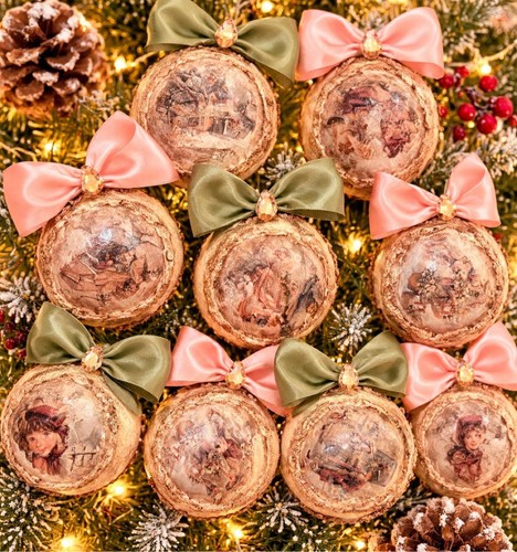 Set victorian christmas - set,
