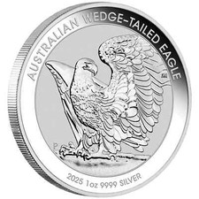 Australia $1 2025 Wedge Tailed Eagle 1 oz Silver 999 Perth Mint BU