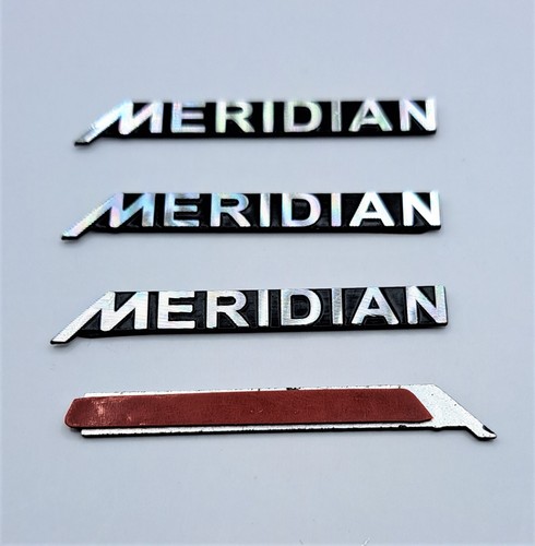 Meridian aluminium badge - 4,