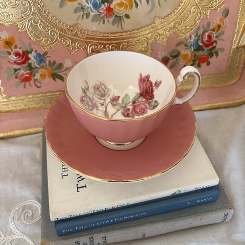Aynsley elizabeth rose teacup - aynsley,