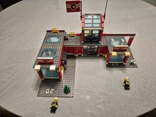 LEGO 7945 Fire Station 2007 Set with Instructions and Minifigs