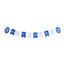 2 .9M Scottish Themed Party Decorations Bunting for Day