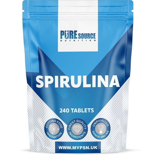 Spirulina 240 tablets 500mg - 240,