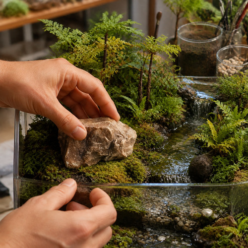 Artificial landscape rock - landscape,