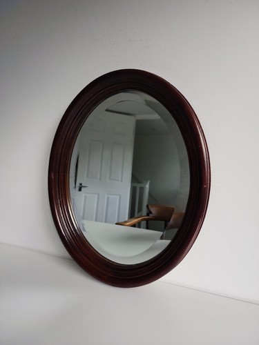 Wooden ovel wall mounted - wooden,
