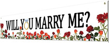 Proposal Banner Will You Marry