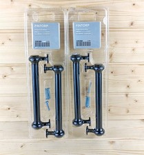 2 X 2 Ikea Fintorp Black Kitchen Cabinet Drawer Pulls Handles 500.082.72 Sealed