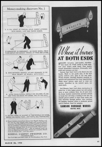 1936 bissell carpet sweeper - 1936,