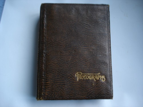 Antique 1920s photo album - photo,