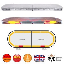 MicroMax LED Lightbar 900mm STI Amber Recovery Beacon Brake Tail Indicator 3ft
