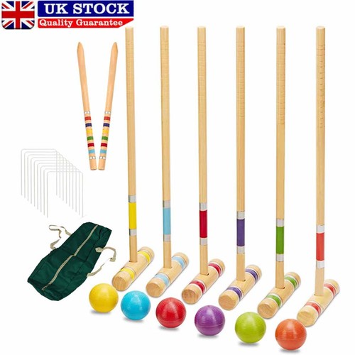 Six player croquet set - six,