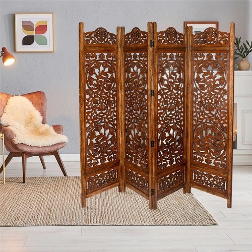 Panel carved room divider - carved,