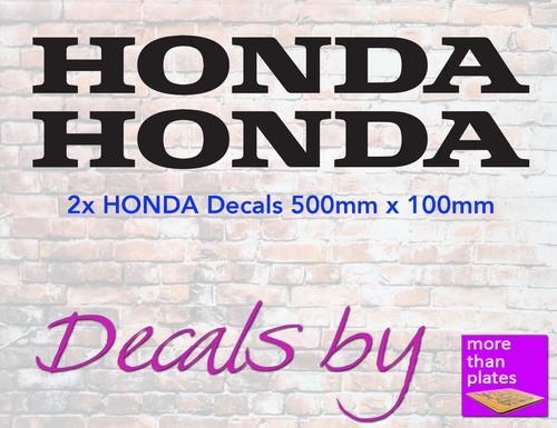 Honda decals 50cm x 10cm - 2x,