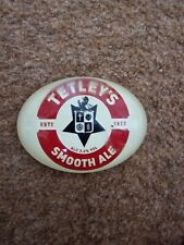 Tetley's Beer Pump Badge Fish Eye Oval