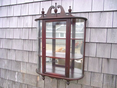 Antique mahogany bow front - antique,