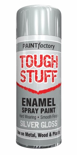 Tough stuff enamel silver - x,