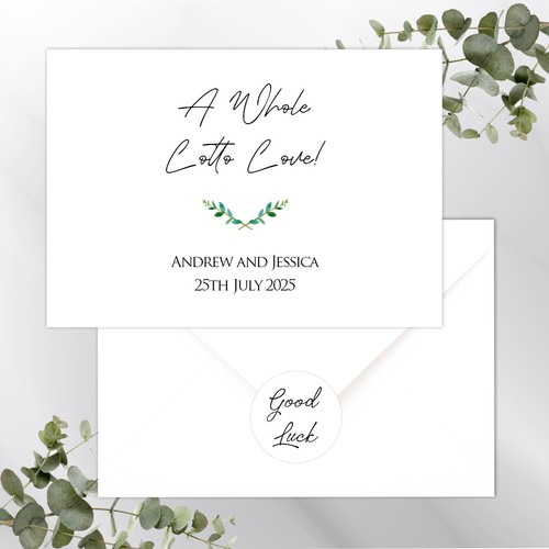Personalised lottery wedding - personalised,