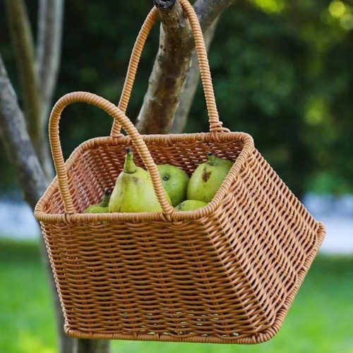 Wicker basket handwoven - handwoven, woven