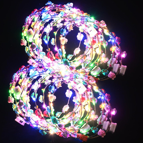 Pcs led flower crowns - flower,