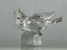 Swarovski Figurine 117895 Doves/Lovebirds 9 Cm. Very Good Condition