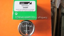 genuine Lucas 36084 6 volt AMMETER 8-0-8 black dial superior quality sent fast! 