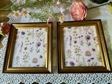 Pair Vintage Picture Frames