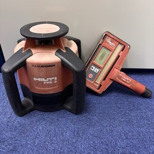 Hilti PRE3 Rotating Laser Level with Battery , Receiver , Case Red Laser