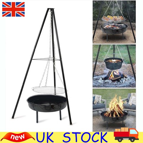 Tripod fire pit bbq - bbq, bowl