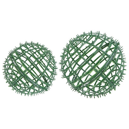 Green plastic topiary - green,