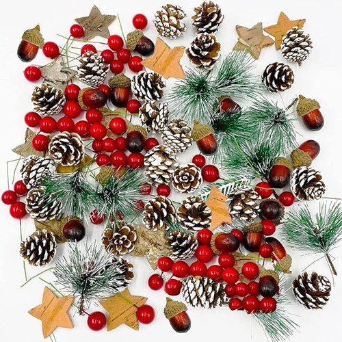 108pcs christmas wreath making - christmas,