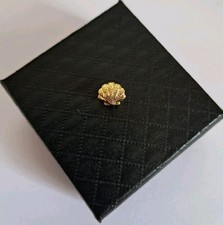 Lovely PANDORA Textured Shell Mini Charm 14k gold plating