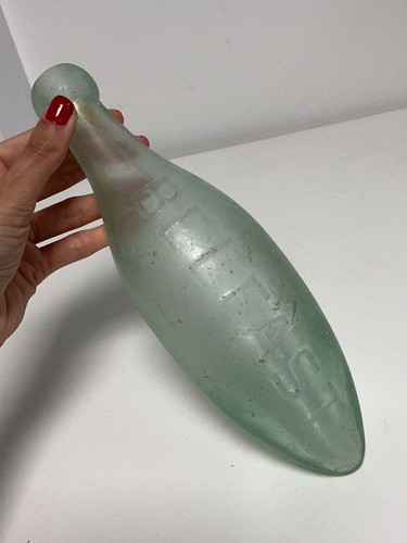 Antique torpedo glass - , bottle
