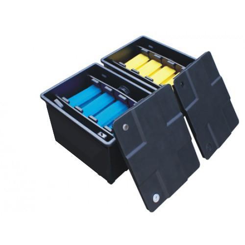 Koi pond dual box filter - koi,