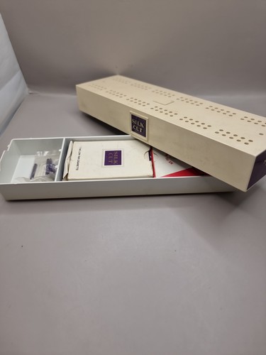 Silk cut cribbage board - cribbage,