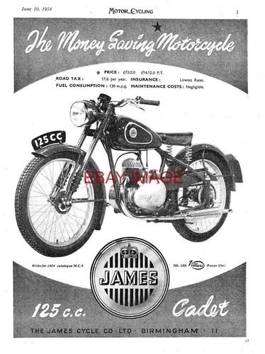 1954 advert for james - 1954,