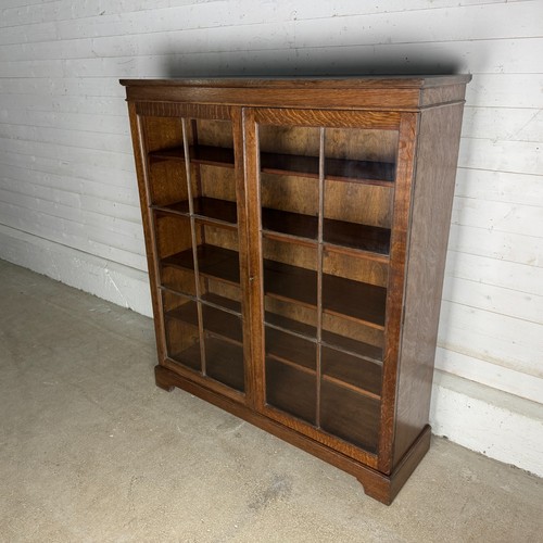 Antique edwardian glazed oak - edwardian,