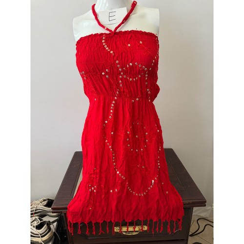 Halter mini dress y2k sequin - mini,