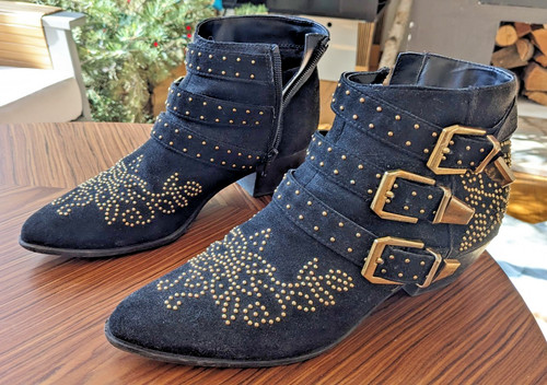 Black boots topshop gold - black, 39