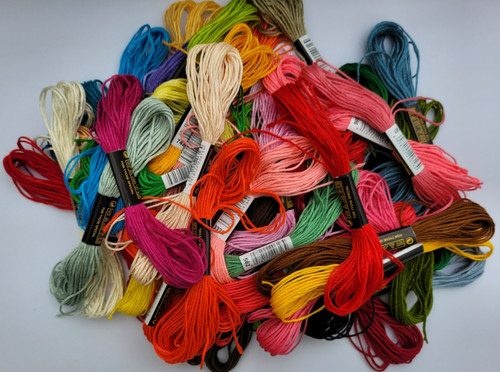 Colour embroidery thread - 50‑colour,